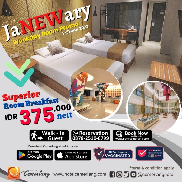 JaNewary Weekday Room Promo